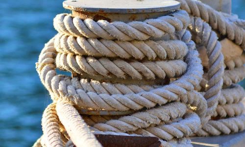 Nautical coil rope